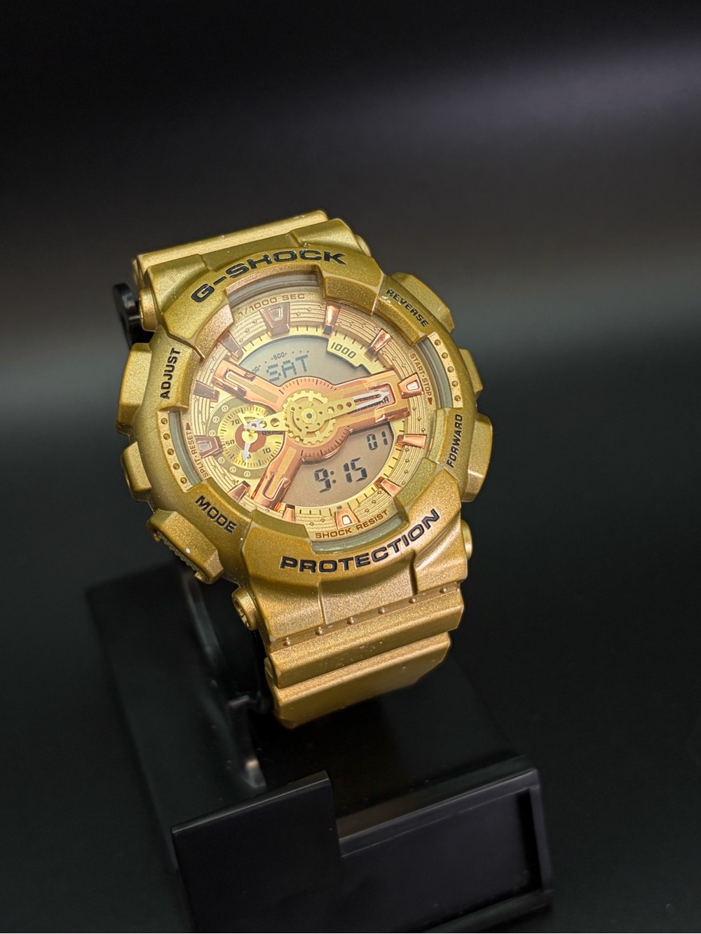 Casio G-Shock S-Series Metallic Gold Analog-Digital GMA-S110GD - New Battery!